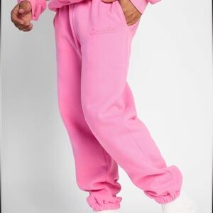 ￼ Comfrt | Oversized Minimalist Sweatpants- Sorbet